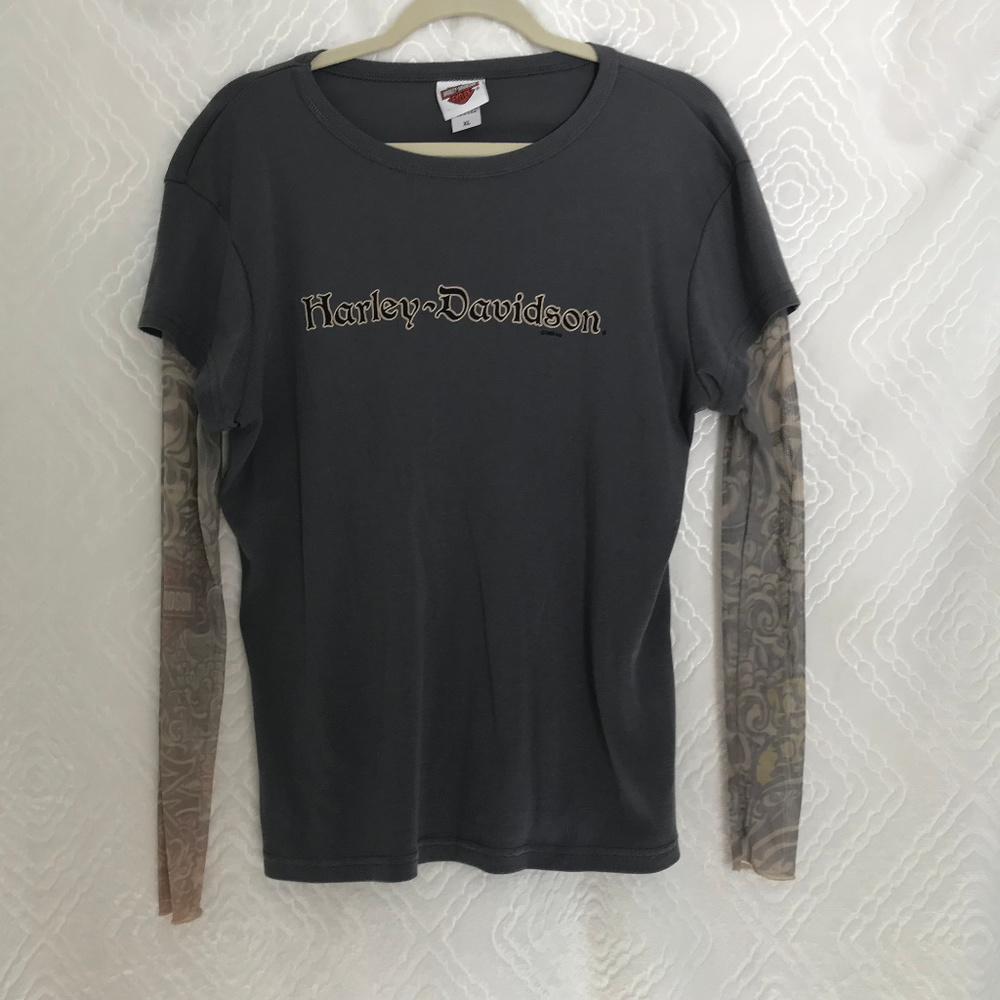 Harley Davidson Tattoo Sleeve Shirt